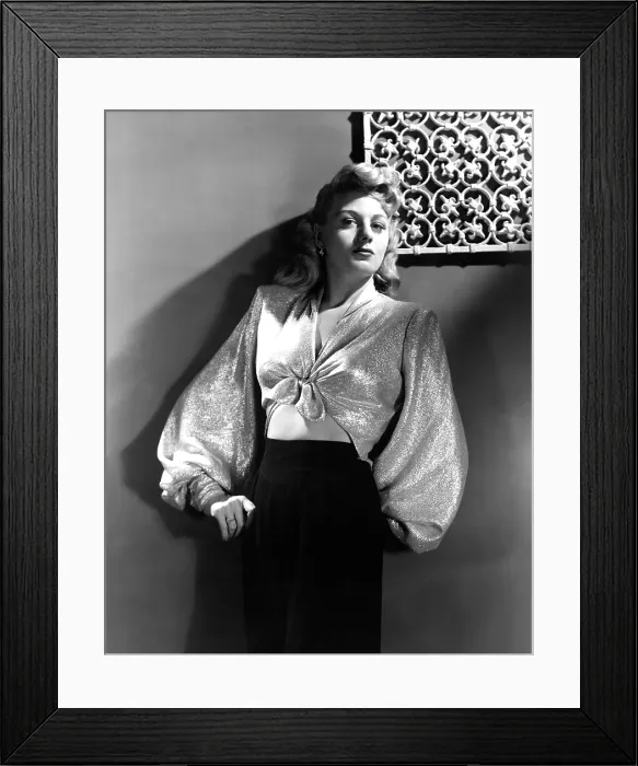 Framed Print : SHELLEY WINTERS, portrait, circa 1940s