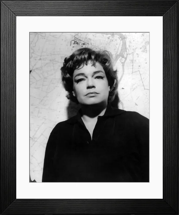 Framed Print : Simone Signoret, 1963 Framed Print : Simone Signoret, 1963