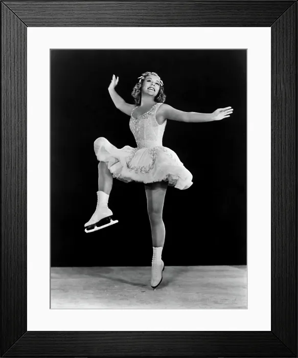 Framed Print : SONJA HENIE in the Hollywood Ice Revue of 1940-1941