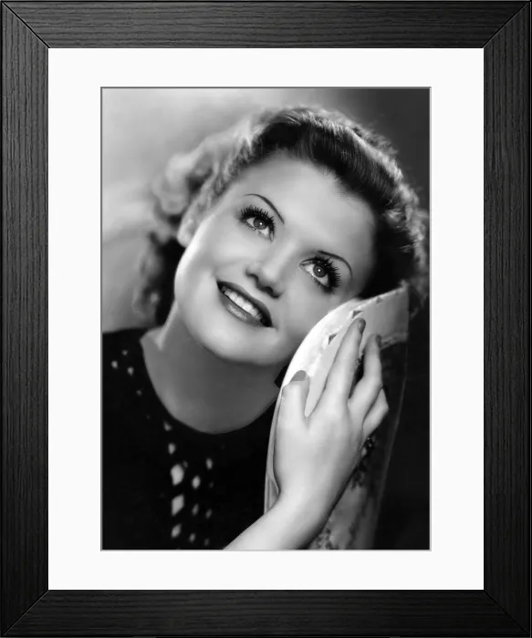 Framed Print : Simone Simon, publicity photo, ca. 1935. 20th Century Fox, TM & Copyright / Courtesy: Everett Collection Framed Print : Simone Simon, publicity photo, ca. 1935. 20th Century Fox, TM & Copyright / Courtesy: Everett Collection