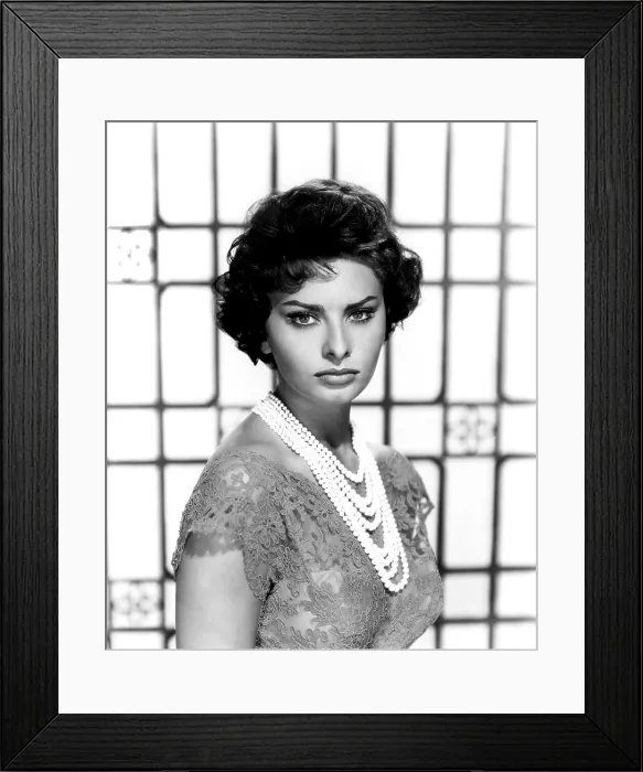 Framed Print : Sophia Loren, circa 1950s Framed Print : Sophia Loren, circa 1950s