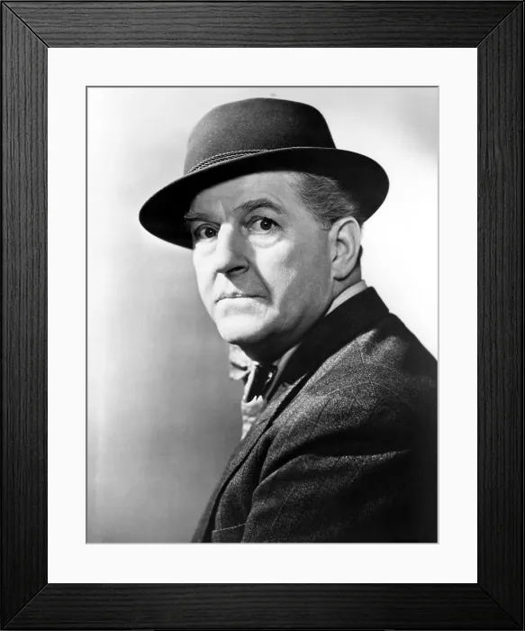 Framed Print : Stanley Holloway, ca. 1950s Framed Print : Stanley Holloway, ca. 1950s