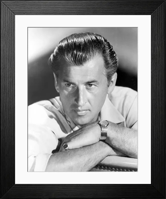 Framed Print : STEWART GRANGER, MGM, 1950s