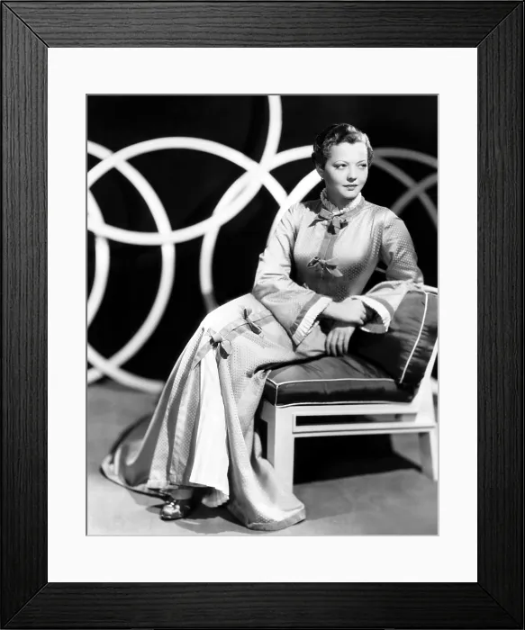 Framed Print : Sylvia Sidney in silk alpaca negligee, 1936 Framed Print : Sylvia Sidney in silk alpaca negligee, 1936