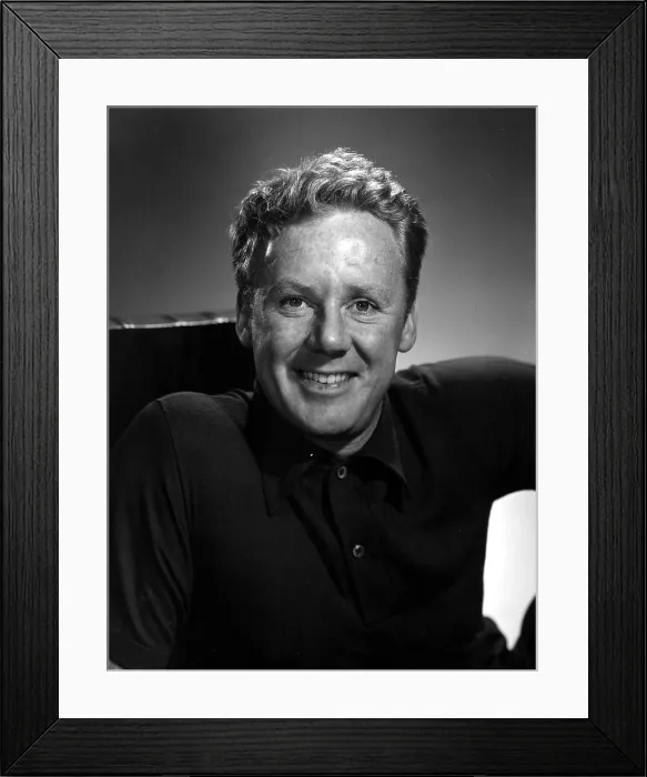 Framed Print : VAN JOHNSON, wearing a polo shirt