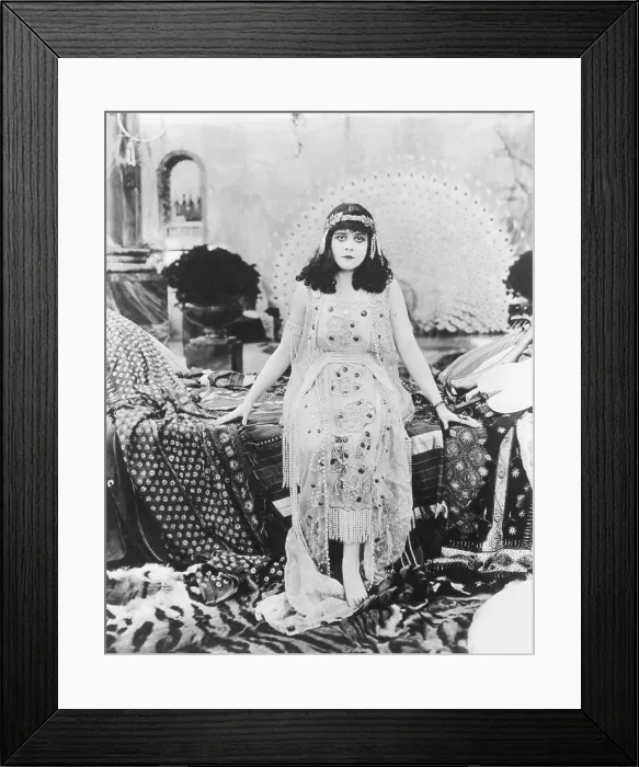 Framed Print : Theda Bara, 1910s Framed Print : Theda Bara, 1910s