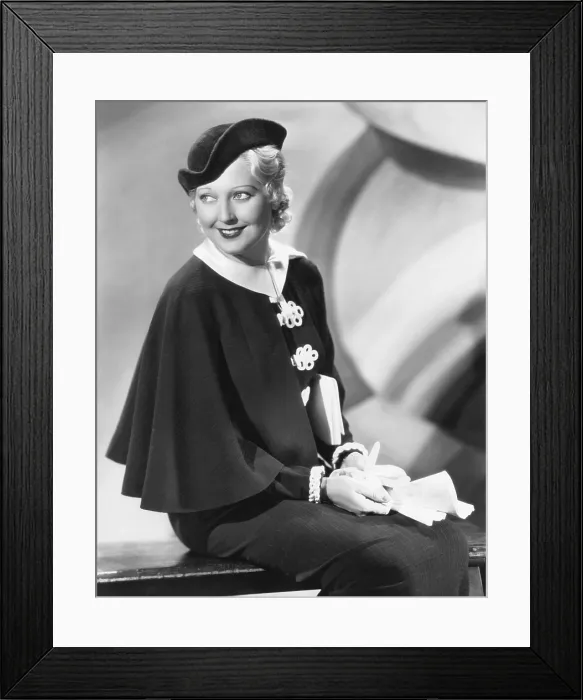 Framed Print : Thelma Todd, 1934 Framed Print : Thelma Todd, 1934