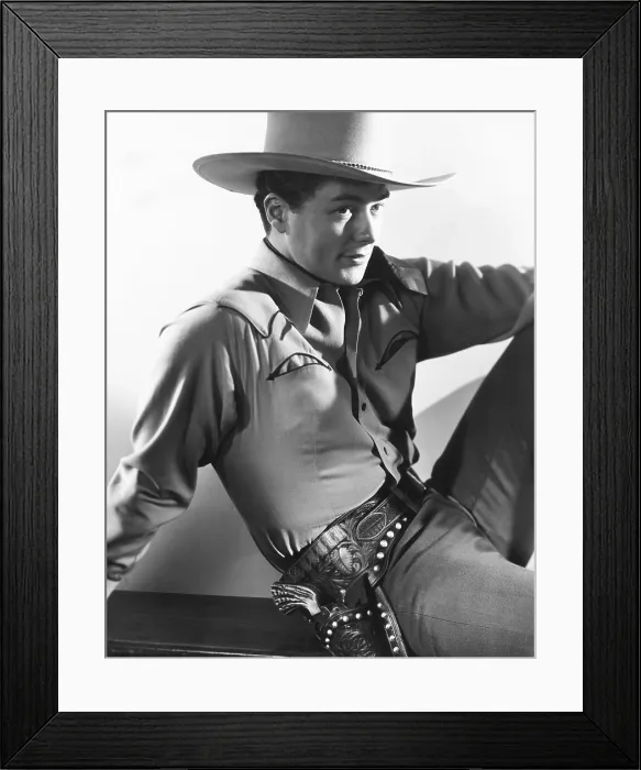Framed Print : Tim Holt, RKO portrait, 1940