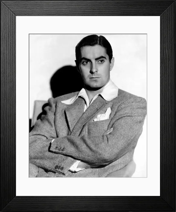 Framed Print : Tyrone Power in the 1940s