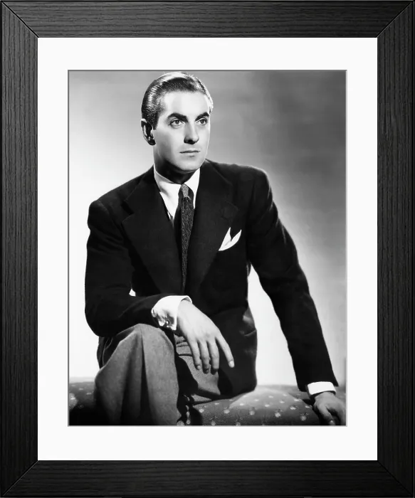 Framed Print : Tyrone Power, ca. early 1940s
