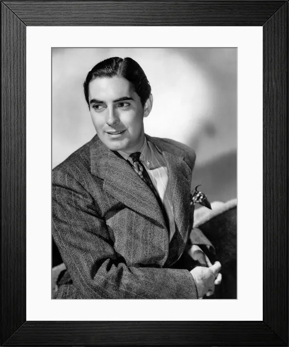 Framed Print : Tyrone Power, ca. 1938 Framed Print : Tyrone Power, ca. 1938