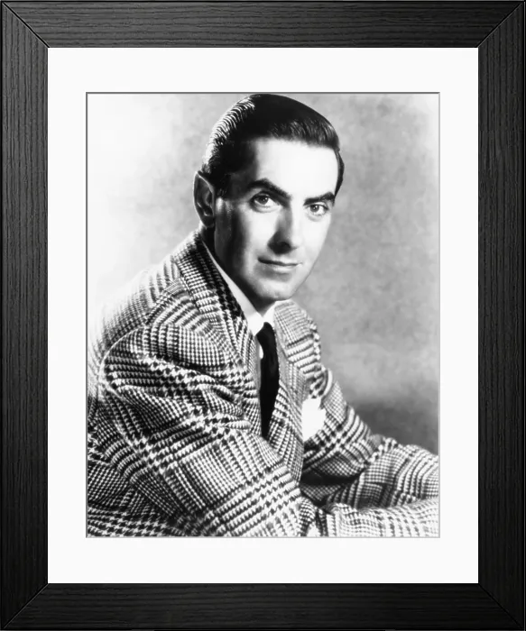 Framed Print : Tyrone Power, 1940s
