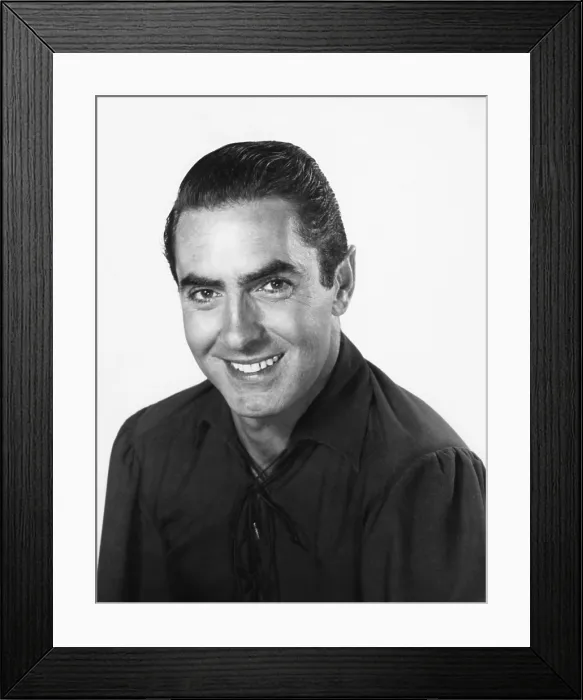 Framed Print : Tyrone Power, 1947