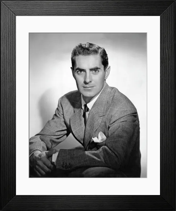 Framed Print : Tyrone Power, 1948