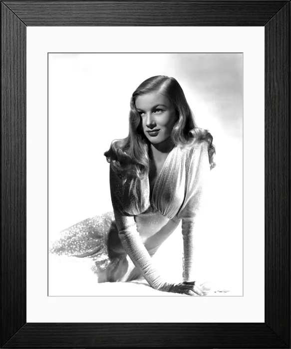 Framed Print : VERONICA LAKE, portrait