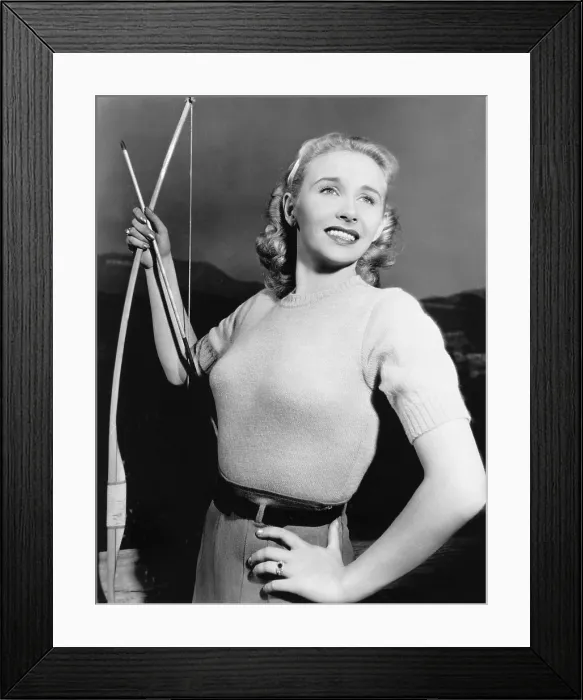 Framed Print : Vera Ralston, (aka Vera Hruba Ralston), 1945
