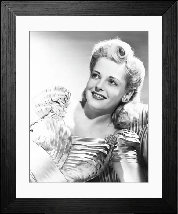 Framed Print : Vivian Blaine, mid 1940s