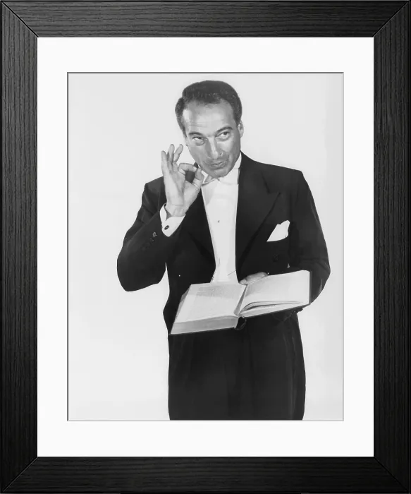 Framed Print : Victor Borge, ca. 1960