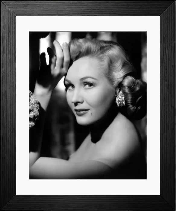 Framed Print : Virginia Mayo, 1940s