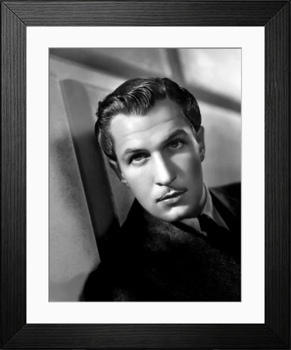 Framed Print : VINCENT PRICE, Universal Pictures, c. 1940 Framed Print : VINCENT PRICE, Universal Pictures, c. 1940