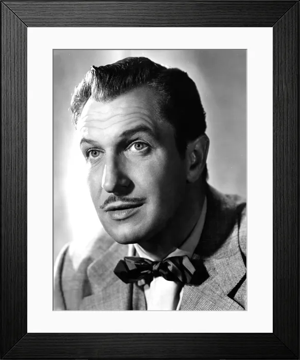Framed Print : VINCENT PRICE, Warner Brothers, 1953