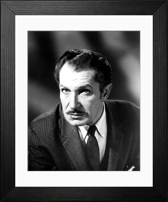 Framed Print : VINCENT PRICE, 1963