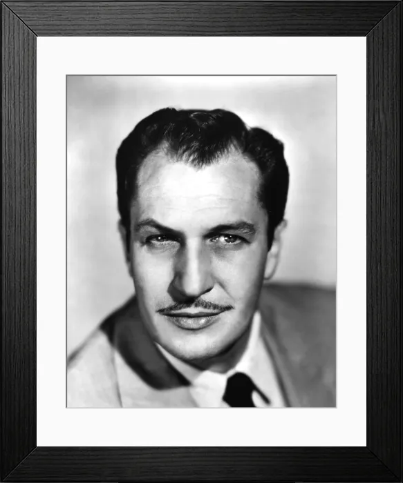 Framed Print : Vincent Price, ca 1950s Framed Print : Vincent Price, ca 1950s