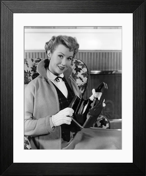 Framed Print : Virginia Mayo, Warner Bros. portrait, 1950s