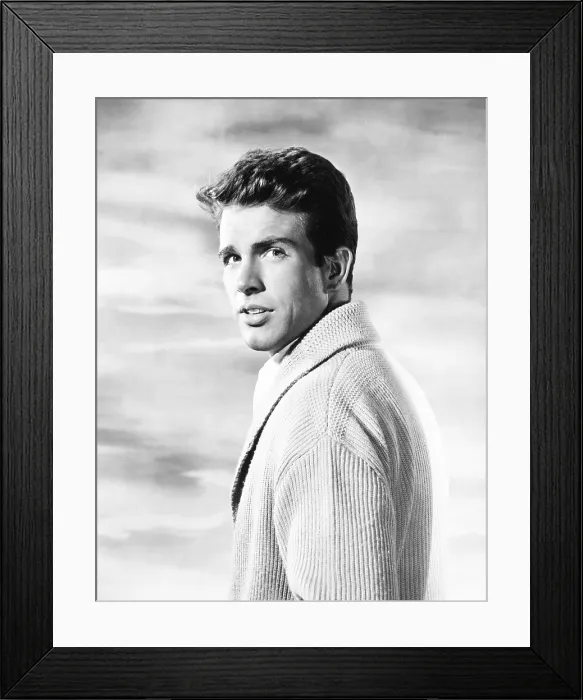 Framed Print : Warren Beaty, early 1960s