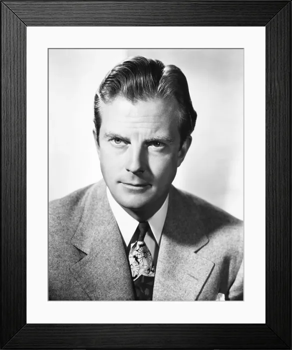 Framed Print : William Lundigan, RKO portrait, circa 1948