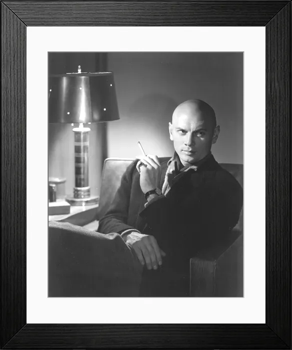 Framed Print : Yuo Brynner, 1957 Framed Print : Yuo Brynner, 1957