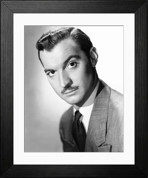 Framed Print : Zachary Scott, mid 1940s