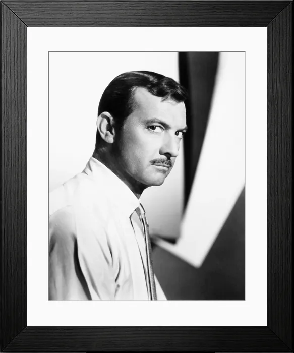 Framed Print : Zachary Scott, 1950s