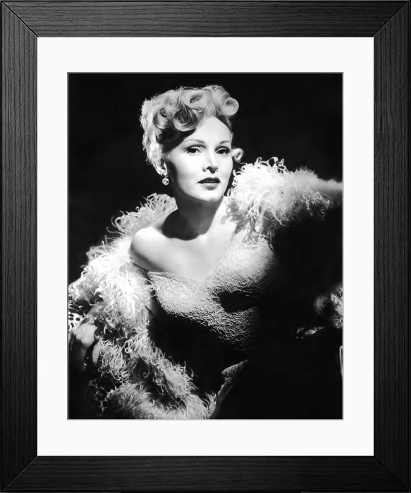 Framed Print : ZSA ZSA GABOR, 1950's