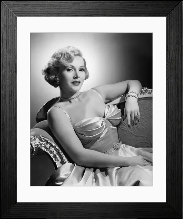 Framed Print : Zsa Zsa Gabor, mid-1950s