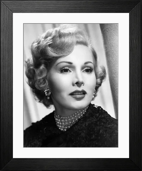 Framed Print : Zsa Zsa Gabor, ca. 1952 Framed Print : Zsa Zsa Gabor, ca. 1952