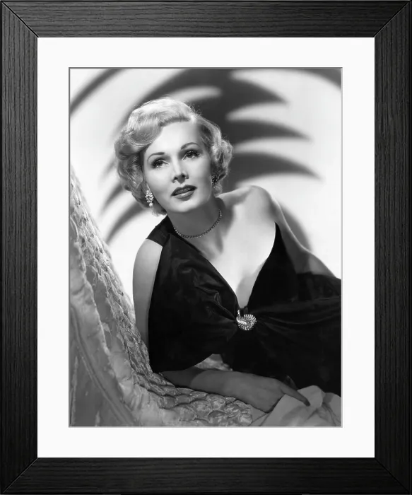 Framed Print : Zsa Zsa Gabor, 1952