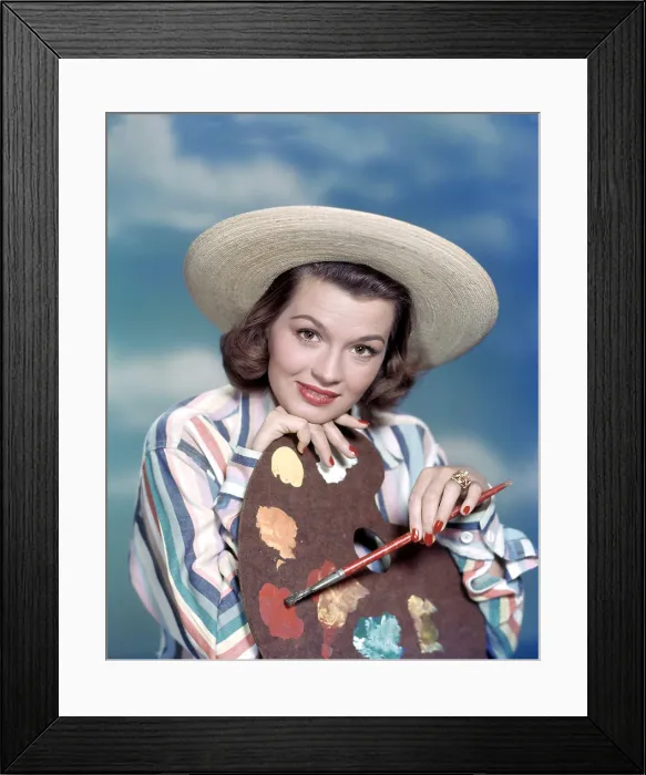 Framed Print : Angie Dickinson, late 1950s Framed Print : Angie Dickinson, late 1950s