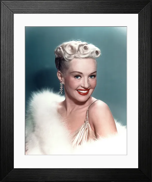 Framed Print : BETTY GRABLE