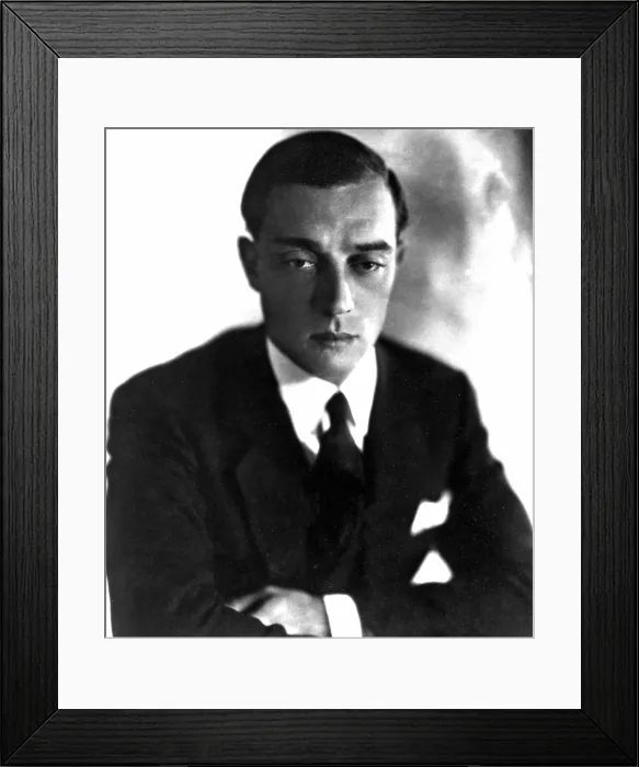 Framed Print : Buster Keaton