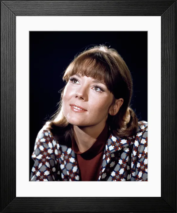 Framed Print : Diana Rigg, circa 1960s Framed Print : Diana Rigg, circa 1960s