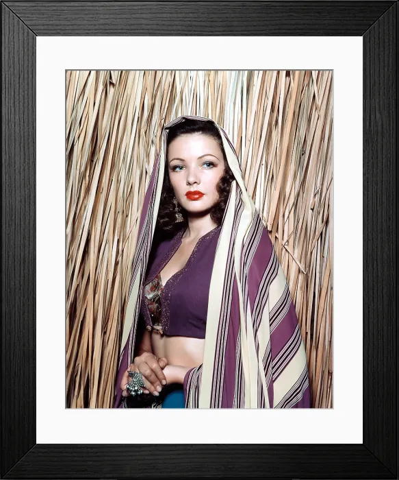 Framed Print : GENE TIERNEY, 1940s Framed Print : GENE TIERNEY, 1940s