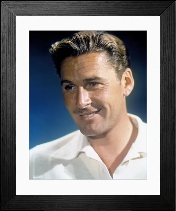 Framed Print : ERROL FLYNN
