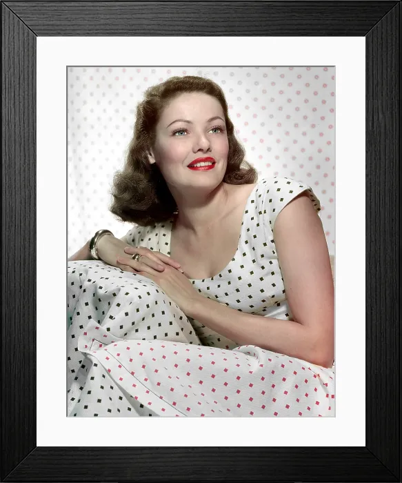 Framed Print : Gene Tierney, 1940s
