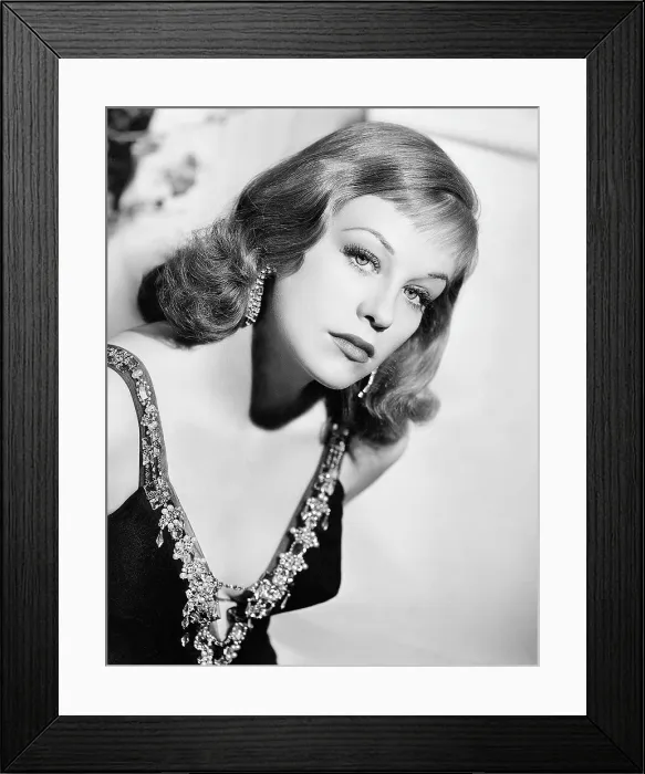 Framed Print : Hildegard Knef, early 1950s