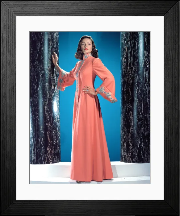 Framed Print : Gene Tierney, 1940s