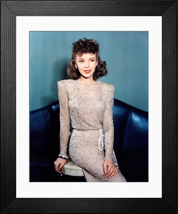 Framed Print : Ida Lupino, 1940s