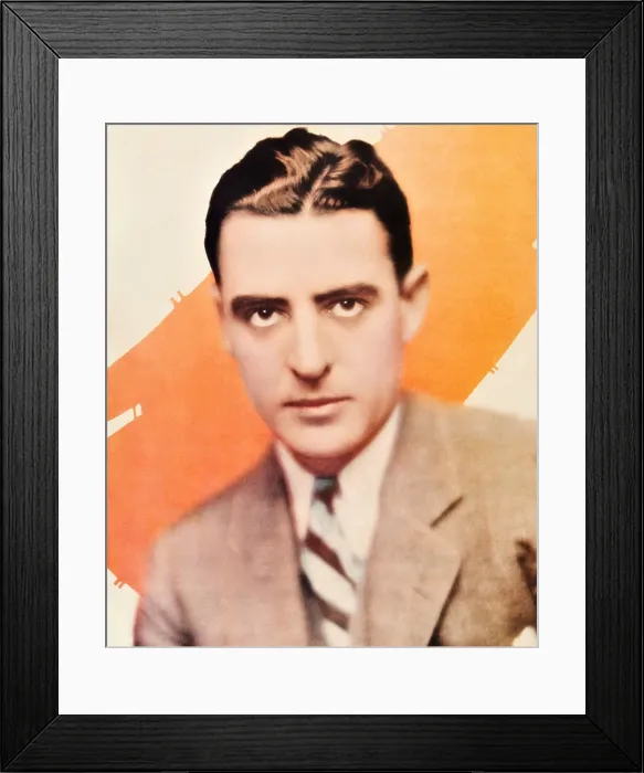Framed Print : John Gilbert, on 1927 personality poster Framed Print : John Gilbert, on 1927 personality poster