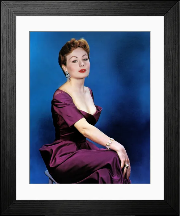 Framed Print : Jeanne Crain, 1953