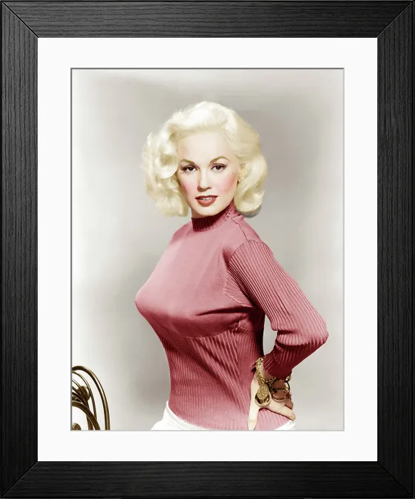 Framed Print : Mamie Van Doren, ca. 1950s Framed Print : Mamie Van Doren, ca. 1950s